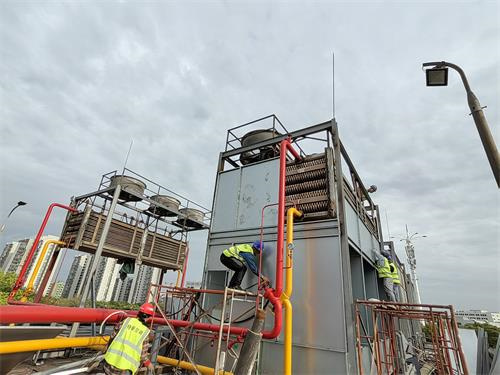 工業冷卻塔影響著冷水機(冷卻塔和冷水機連接視頻)