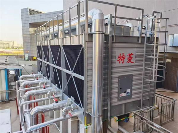 在工業現場布置玻璃鋼冷卻塔